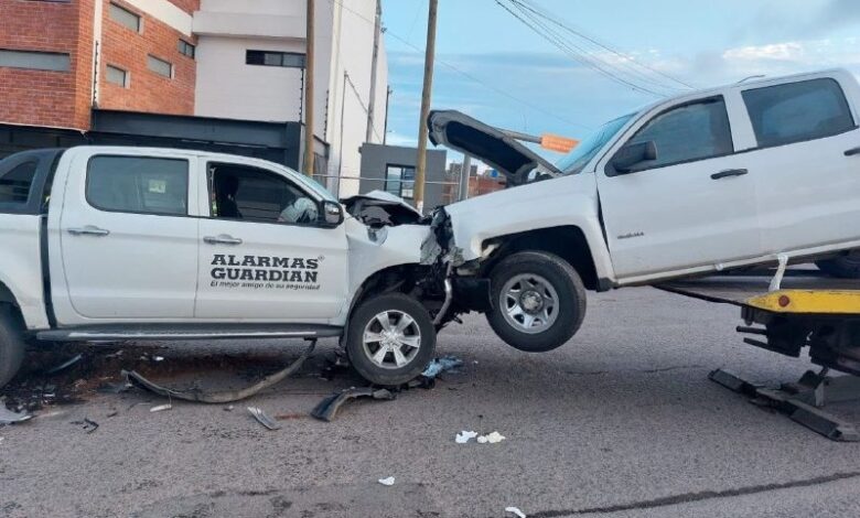 Choque frontal en Altozano