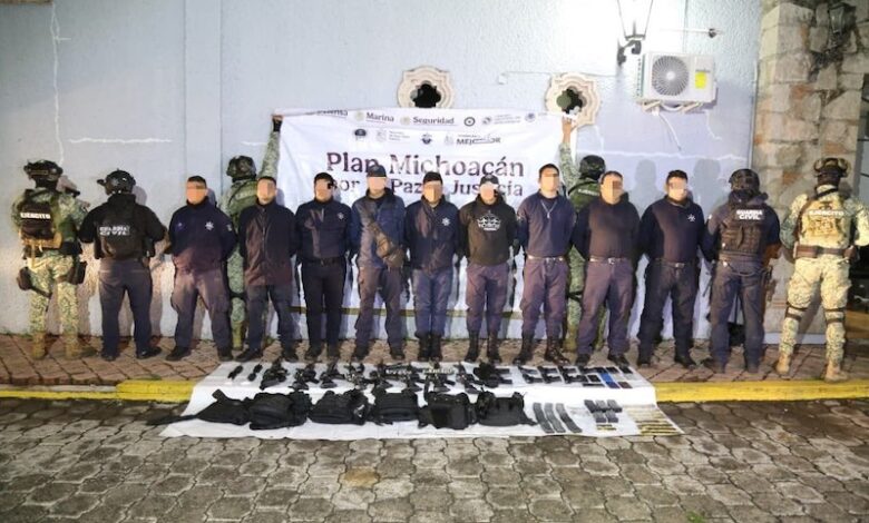 Falsos policías detenidos