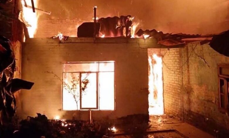Incendio en Uruapan