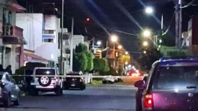 Zona acordonada en Uruapan
