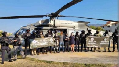 Helicóptero de la Fuerza Aérea Mexicana