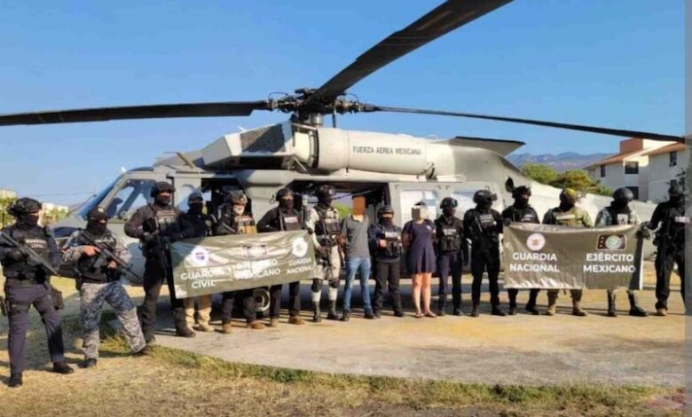 Helicóptero de la Fuerza Aérea Mexicana