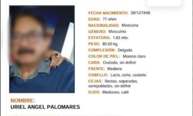 Hombre desaparecido
