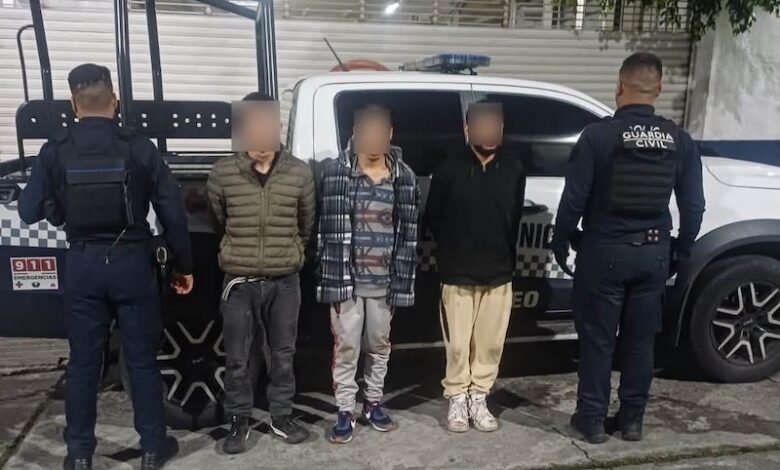 Tres detenidos
