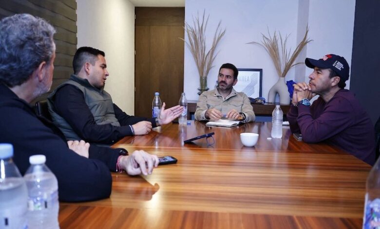Pablo Alarcón, Yankel Benítez y Netzahualcóyotl Vázquez