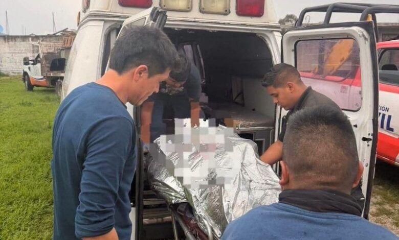 Lesionado y ambulancia