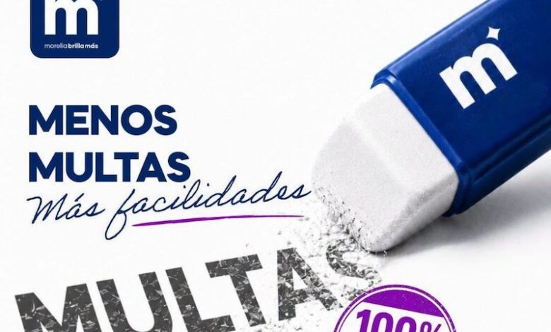 Menos multas en Morelia
