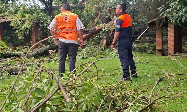 Huiramba, Lluvias intensas
