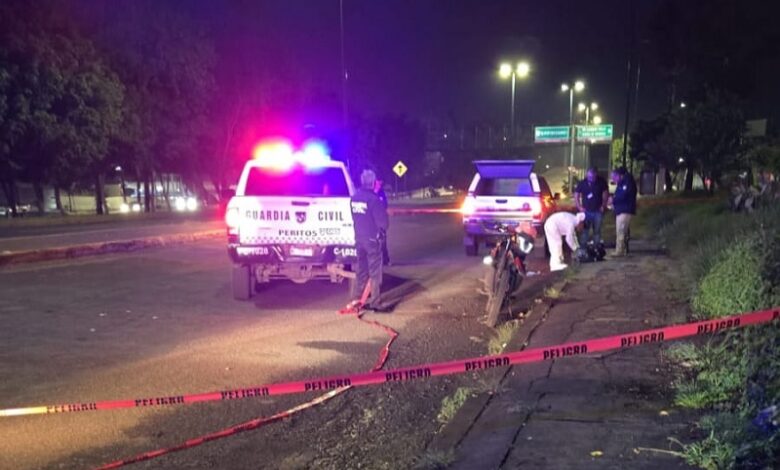Morelia, accidente vial, motociclista fallecido