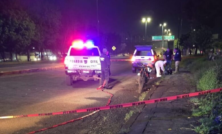 Michoacán, accidente vial, motociclista fallecido