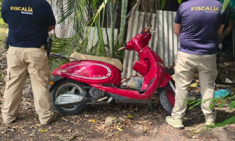 Buenavista, cateo, motocicleta recuperada