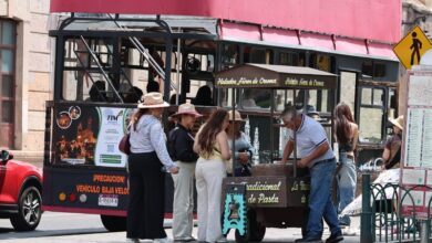 Turistas en centro histórico