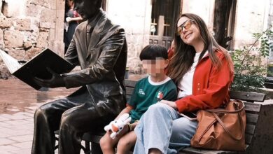 Ana Belena visitando Morelia