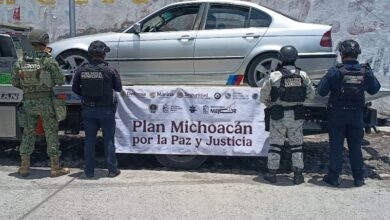 Elementos de seguridad durante operativo