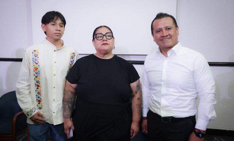 Reunión con jóvenes artistas
