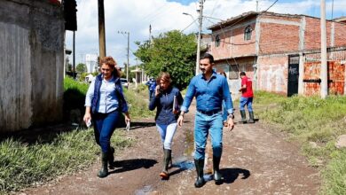 Recorrido en zona afectada