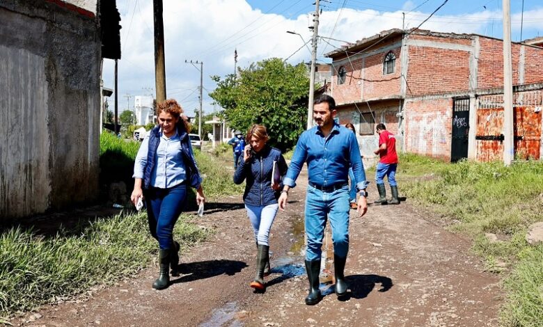 Recorrido en zona afectada