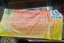 Protesta contra tienda Coppel