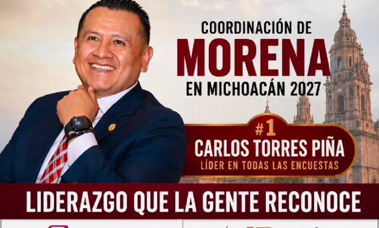 Torres Piña lidera encuestas