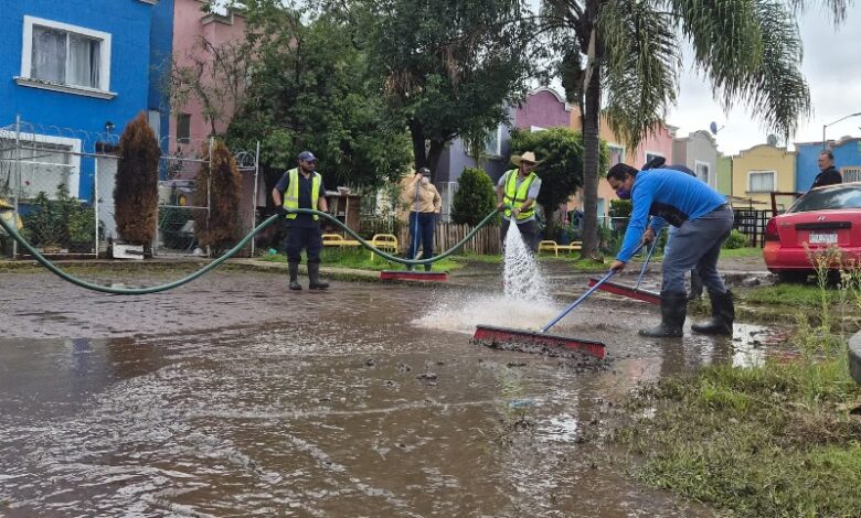 SLyT, inundaciones, limpieza urbana