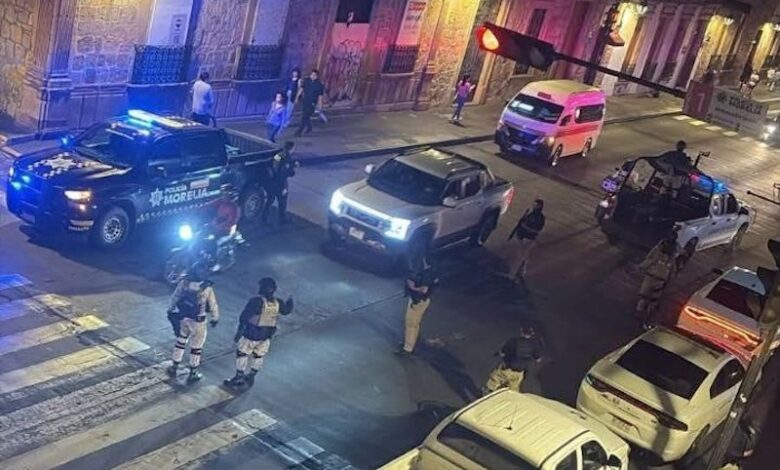 Operativo en Morelia