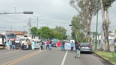 Morelia, Michoacán, bloqueo de calles