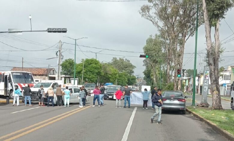 Morelia, Michoacán, bloqueo de calles