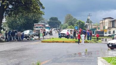 Bloqueo carretero en Opopeo
