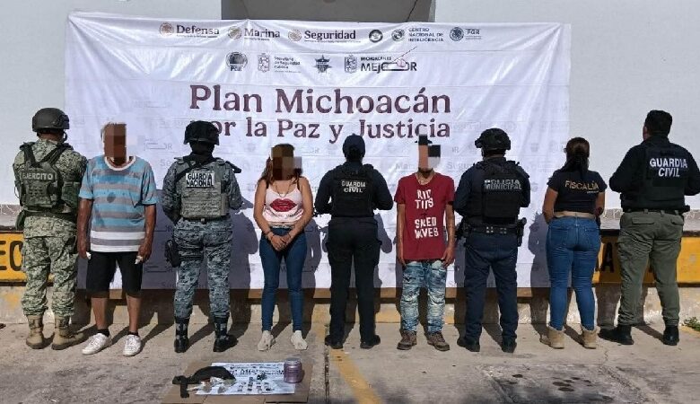 Detenciones por narcomenudeo en Apatzingán