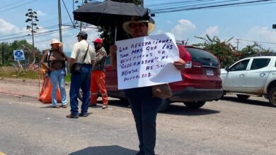 Bloqueo carretero en Tarímbaro
