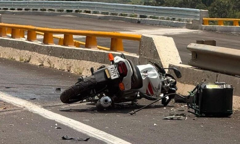 Accidente de motocicleta