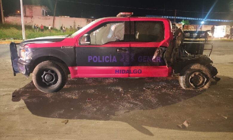 Accidente vial en Ciudad Hidalgo