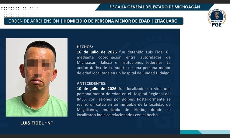 Vinculación por homicidio infantil