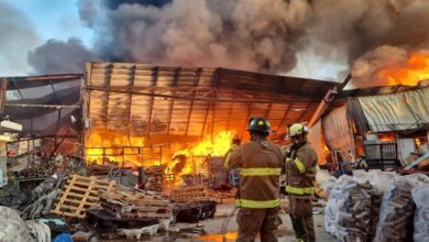 Incendio en bodega de Morelia