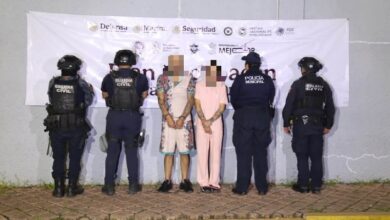 Detención de pareja en Cuitzeo