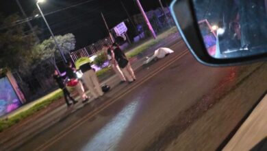 Accidente de motocicleta