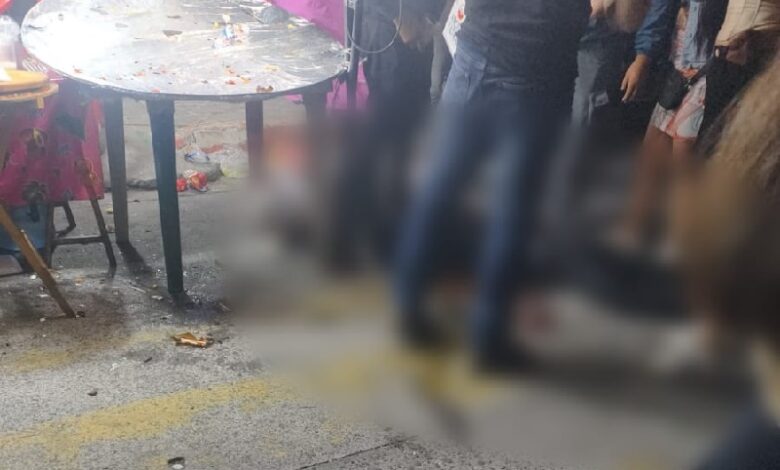 Riña en Uruapan leaves un joven lesionado