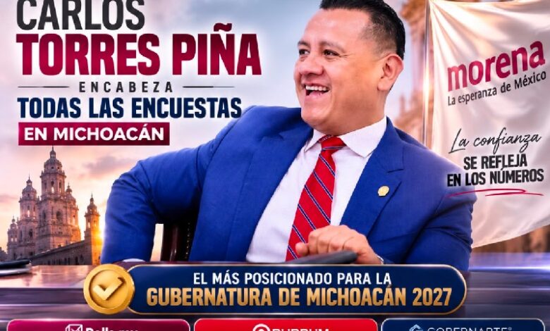 Torres Piña lidera encuestas