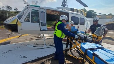 Traslado aéreo de emergencia