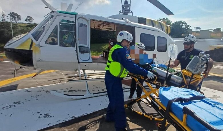 Traslado aéreo de emergencia