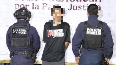 Detención de presunto robacarros