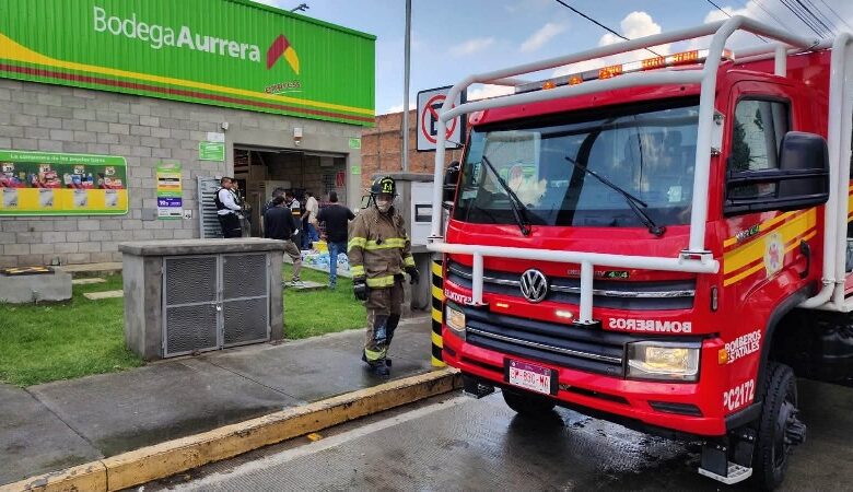 Incendio comercial en Morelia