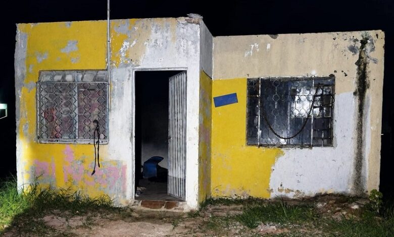 Hallazgo en vivienda abandonada