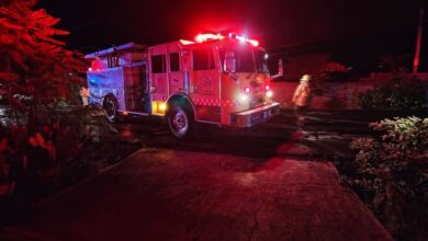 Incendio vehicular en Taretán