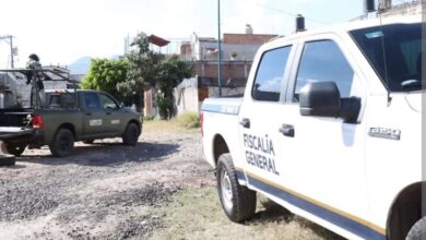 Camionetas del Ejército y de la FGE de Michoacán