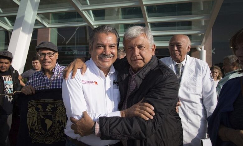 Raúl Morón Orozco y Andrés Manuel López Obrador