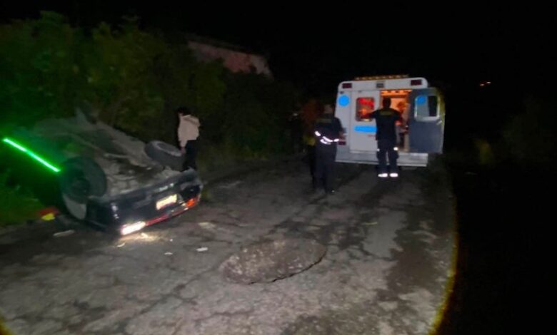 Volcadura en Zitácuaro
