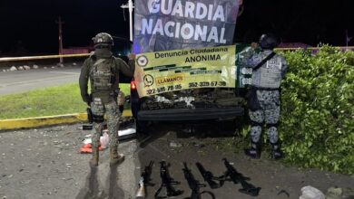 Decomisan arsenal en Contepec