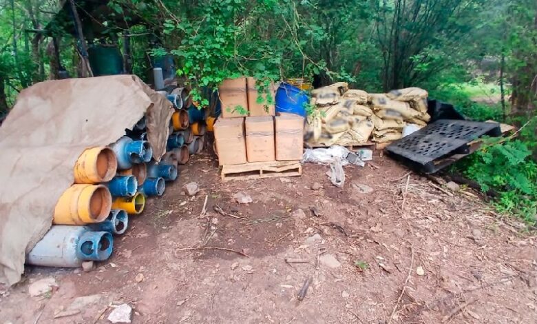 Desmantelan laboratorio en Carácuaro